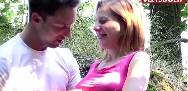  LETSDOEIT - Big Tits Teen Girl Rita Got Teased And Fucked In The Woods By Lutro